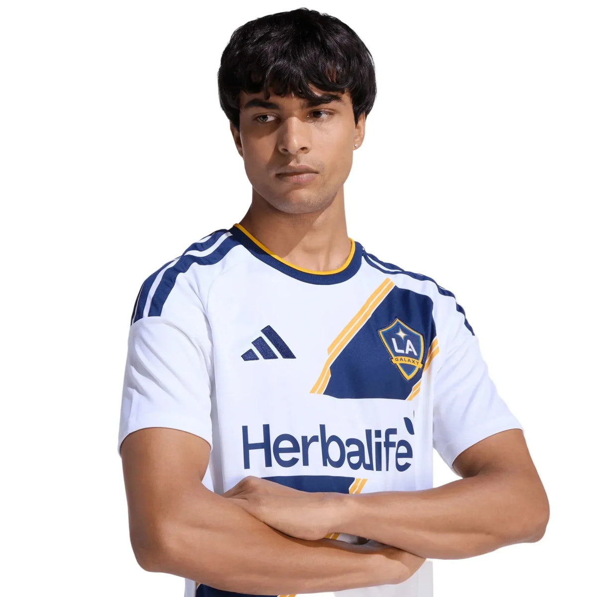 adidas Men's Micovic LA Galaxy Home Stadium Jersey 26/27 (White)