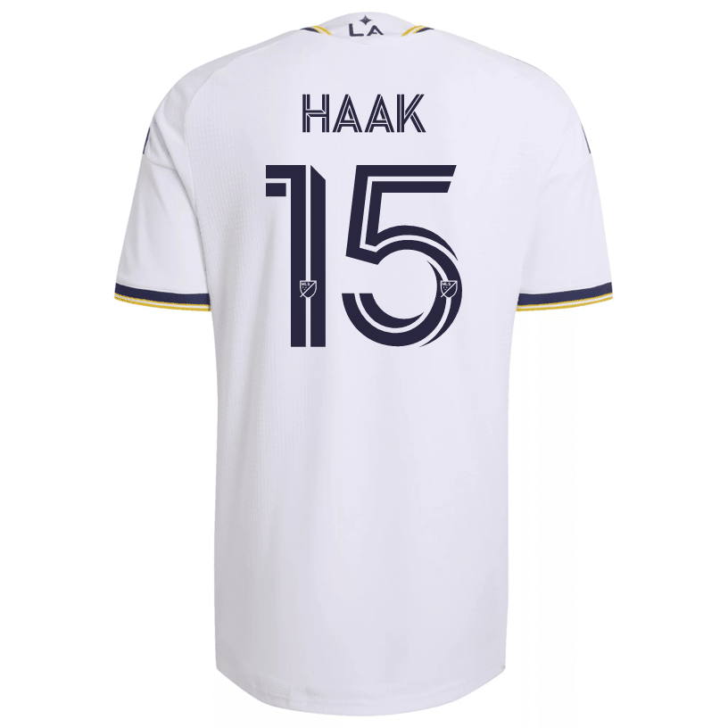 adidas Men's Haak LA Galaxy Authentic Match Home Jersey 26/27 (White)