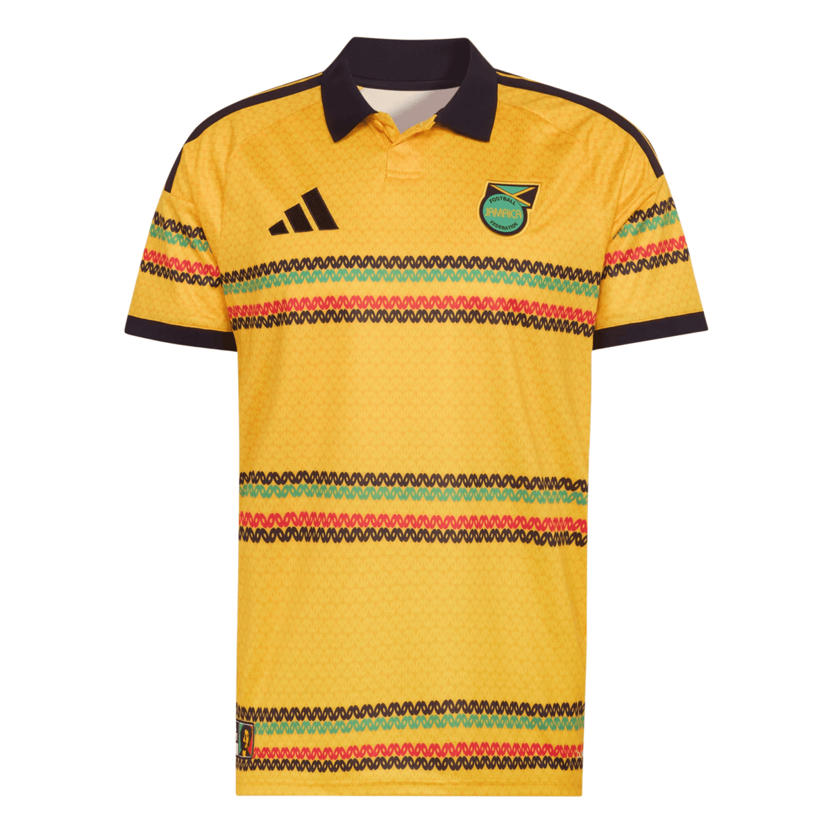 adidas Men's Jamaica 2026 Home Jersey (Bold Gold)