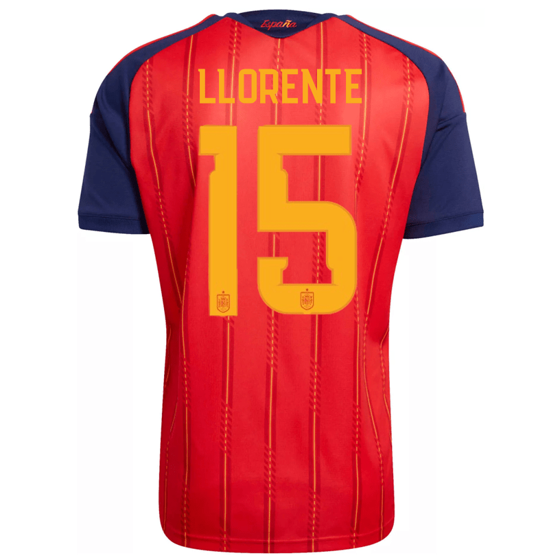 adidas Men's LLorente Spain World Cup Home Jersey 2026 (Vivid Red)