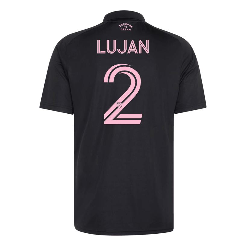 adidas Men's Lujan Inter Miami CF 26/27 Away Jersey (Black/Pink)