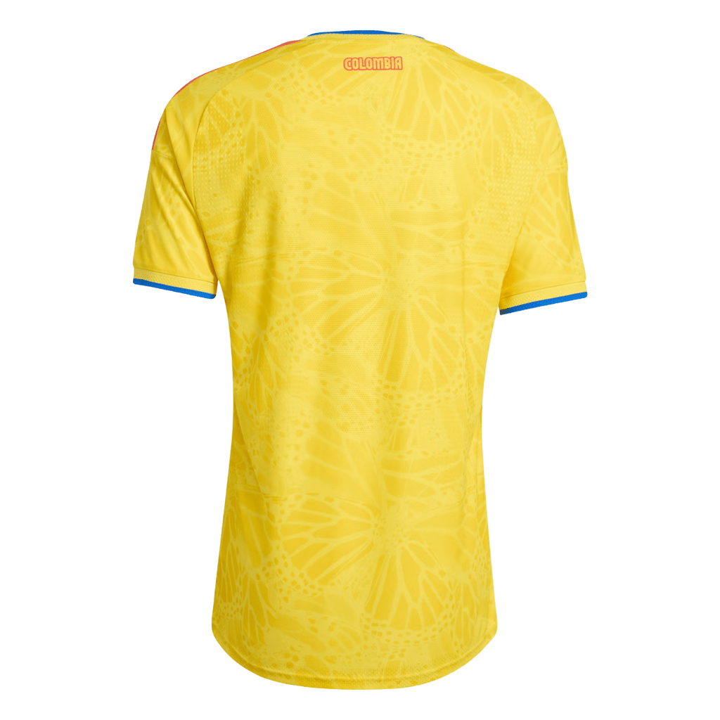 adidas Men's Lucumi Colombia 2026 Authentic Home Jersey (Impact Yellow)