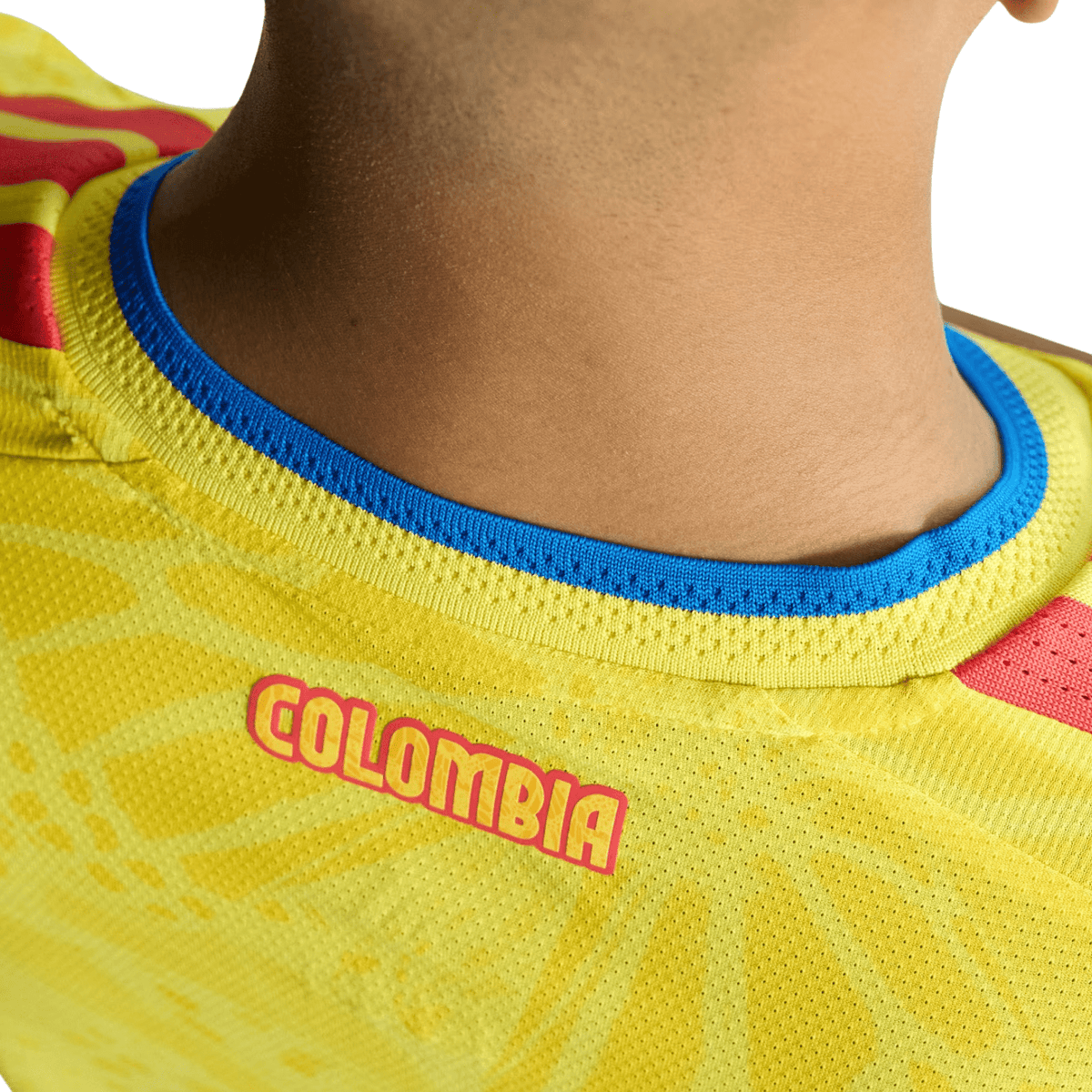 adidas Men's Colombia 2026 Authentic Home Jersey (Impact Yellow)
