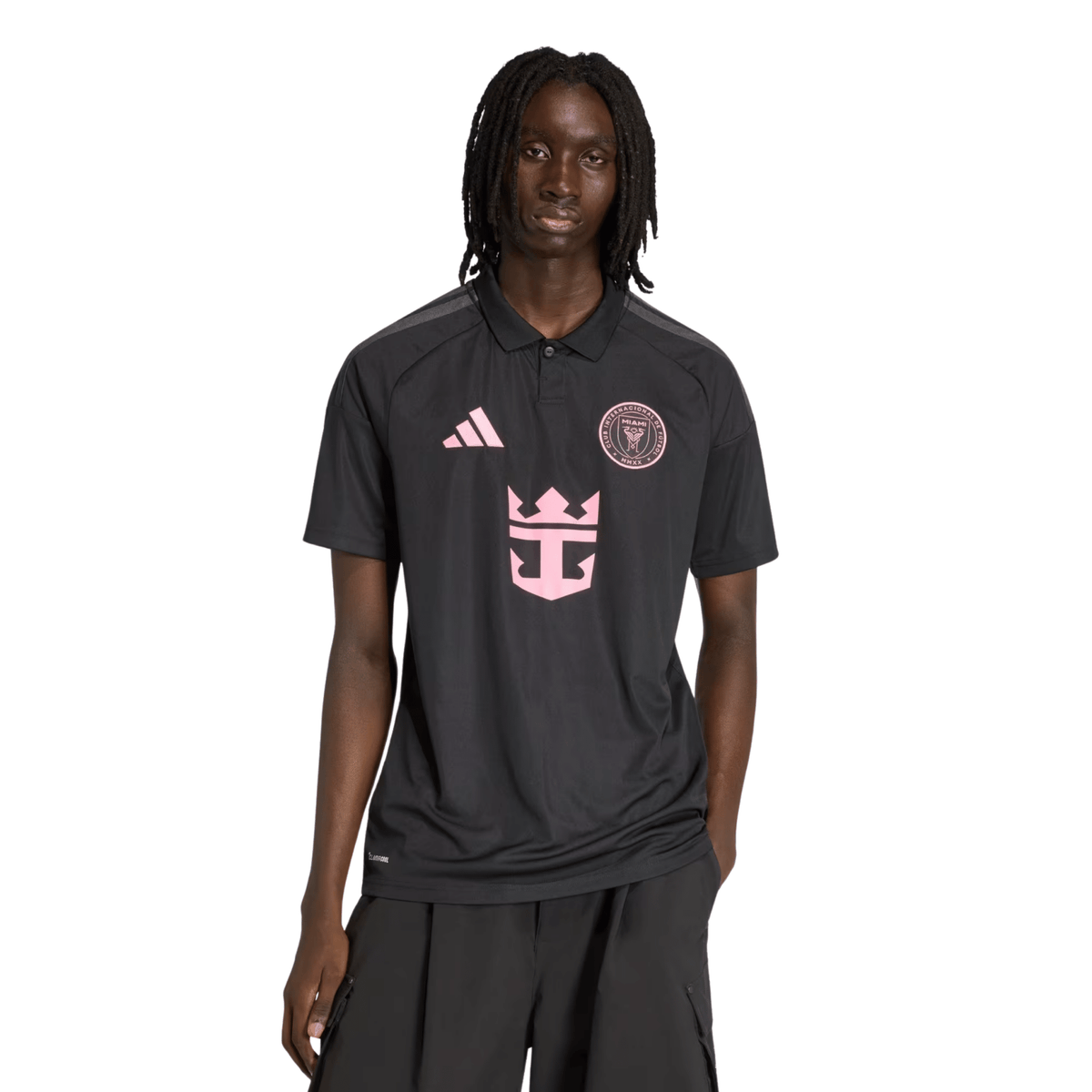 adidas Men's Lionel Messi Inter Miami CF 26/27 Away Jersey (Black/Pink)
