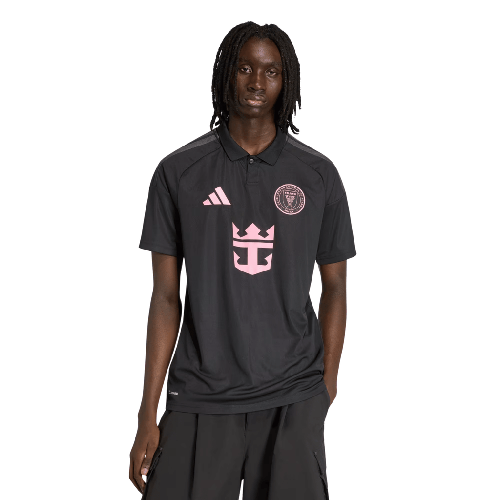 adidas Men's Cremaschi Inter Miami CF 26/27 Away Jersey (Black/Pink)