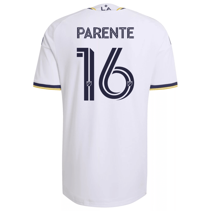 adidas Men's Parente LA Galaxy Authentic Match Home Jersey 26/27 (White)