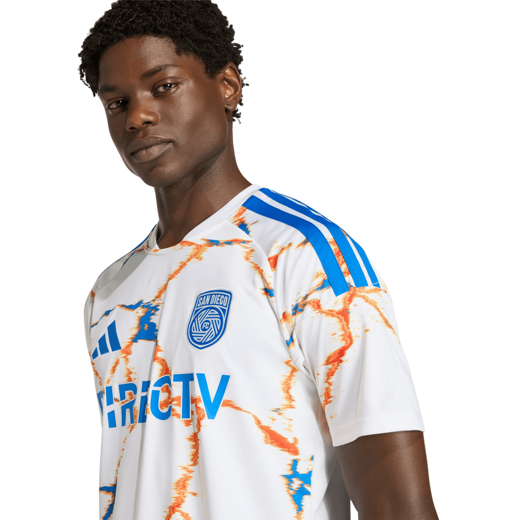 adidas Men's Valakari San Diego FC 26/27 Away Stadium Jersey (White)