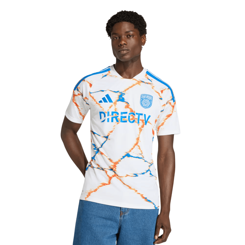 adidas Men's Duah San Diego FC 26/27 Away Stadium Jersey (White)