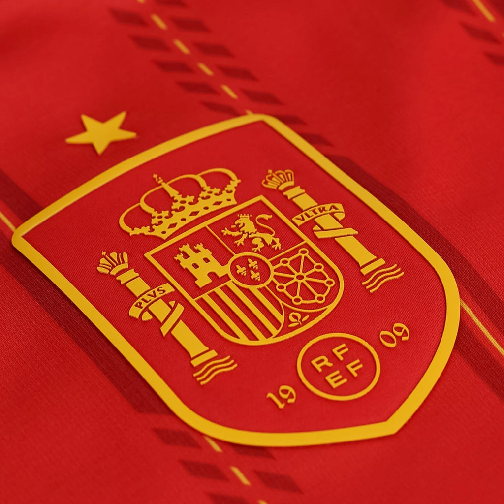 adidas Men's Laporte Spain World Cup Home Jersey 2026 (Vivid Red)