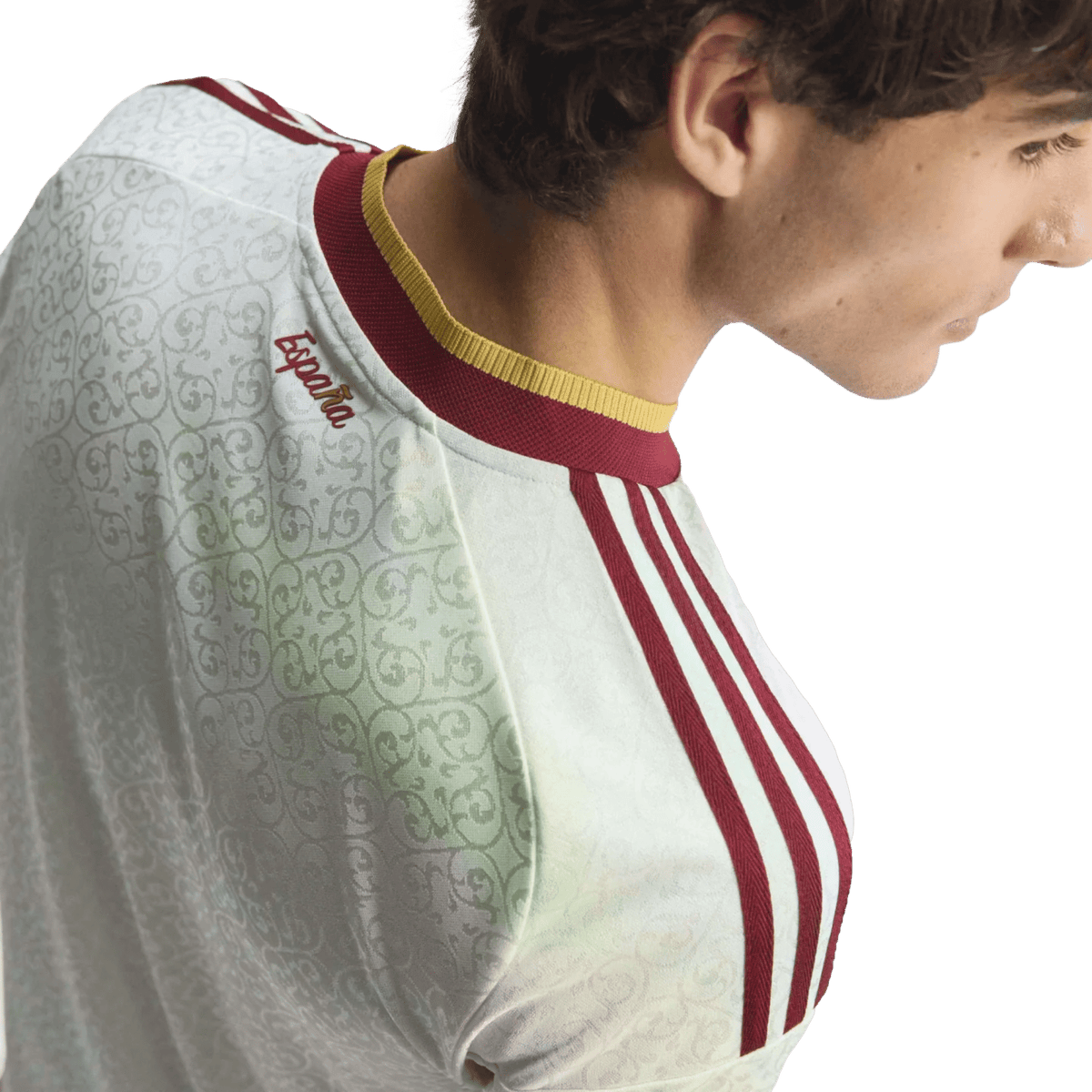 adidas Men's Spain Authentic Nico Williams Away Jersey 2026 (White)