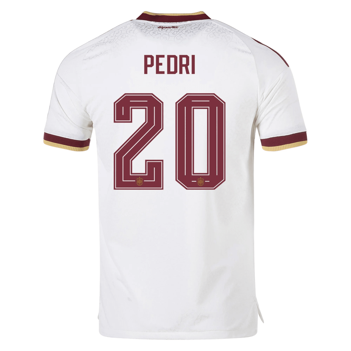 adidas Men's Spain Authentic Pedri Away Jersey 2026 (White)