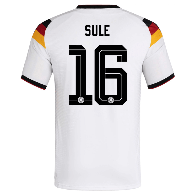 adidas Men's Sule Germany Authentic Home World Cup Jersey 2026 (White/Black)