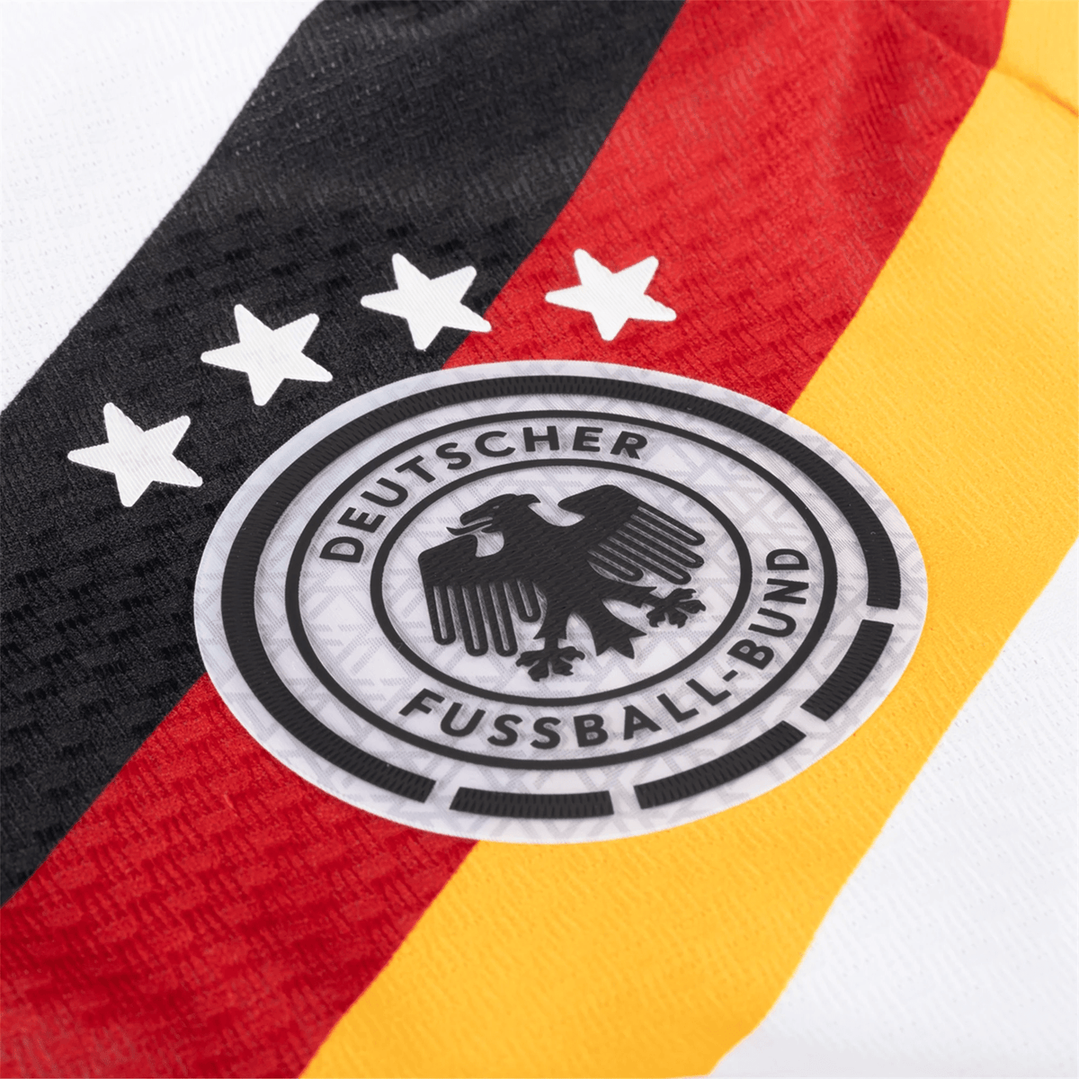 adidas Men's Burkardt Germany Authentic Home World Cup Jersey 2026 (White/Black)