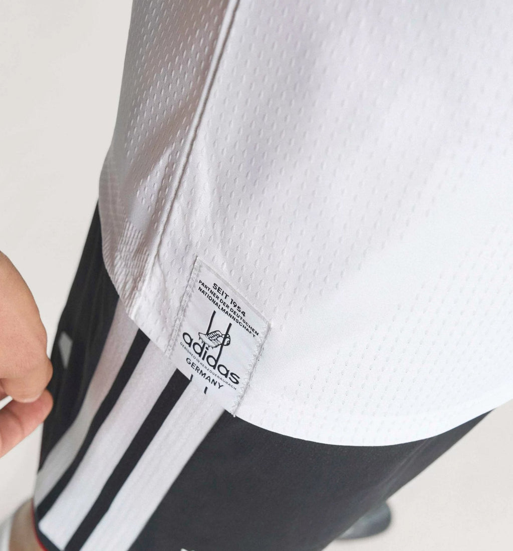 adidas Men's Ter Stegen Germany Authentic Home World Cup Jersey 2026 (White/Black)