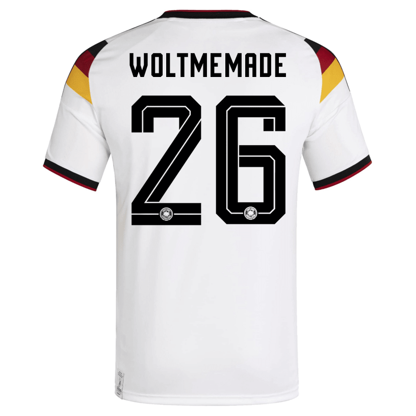adidas Men's Woltmemade Germany Home World Cup Jersey 2026 (White/Black)