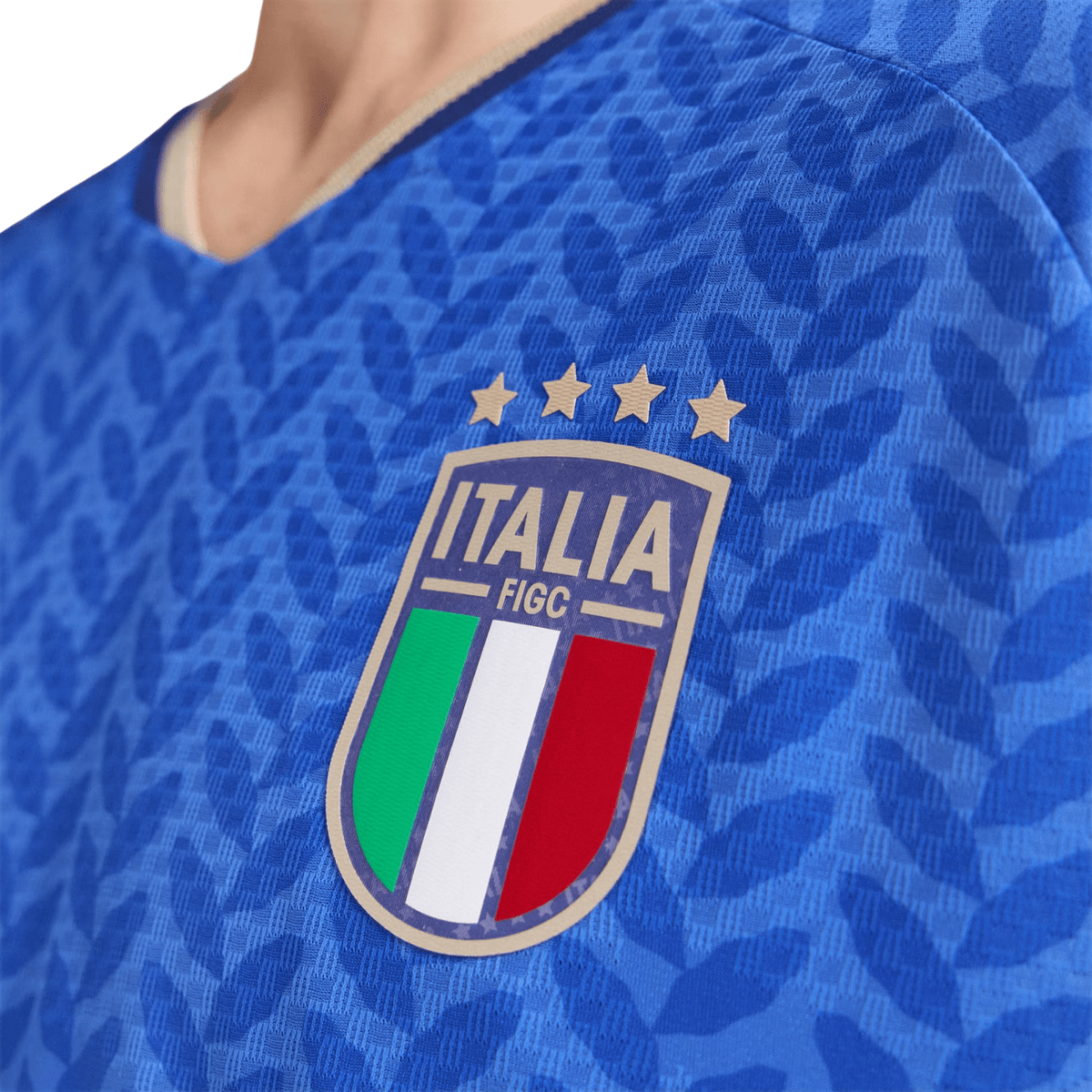 adidas Men's Mancini Italy 2026 Authentic Home Jersey (Bold Blue)