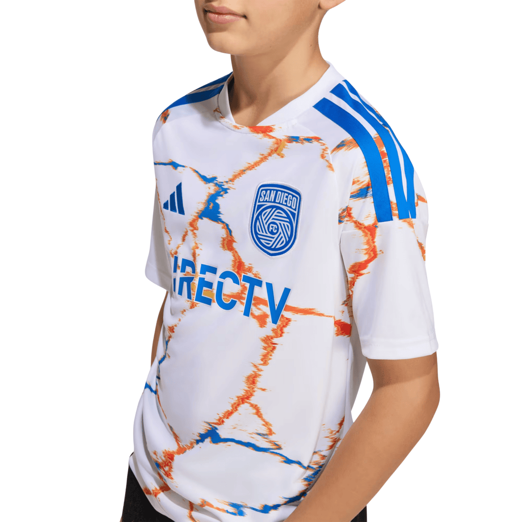 adidas Youth San Diego 26/27 Away Jersey (White)