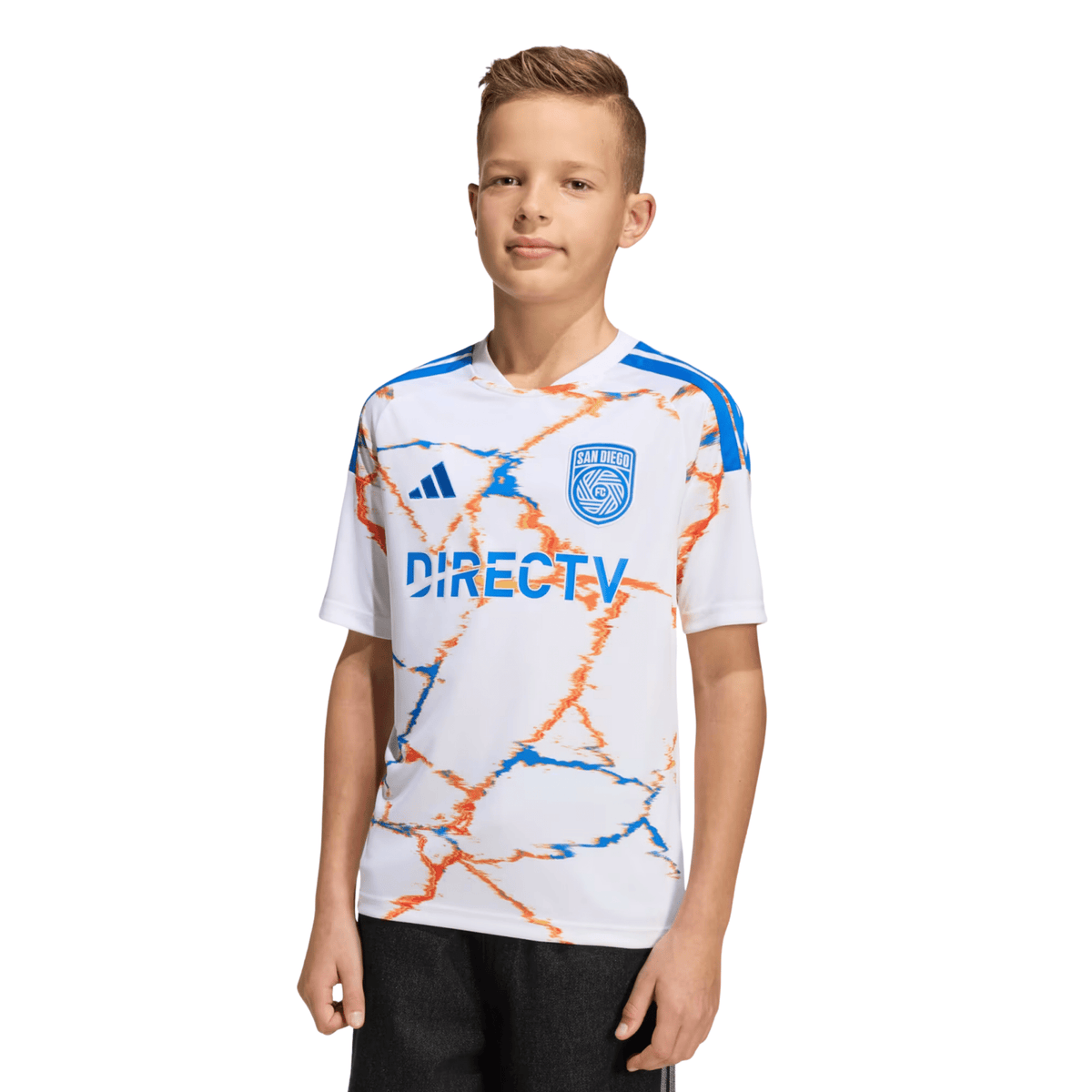 adidas Youth San Diego 26/27 Away Jersey (White)
