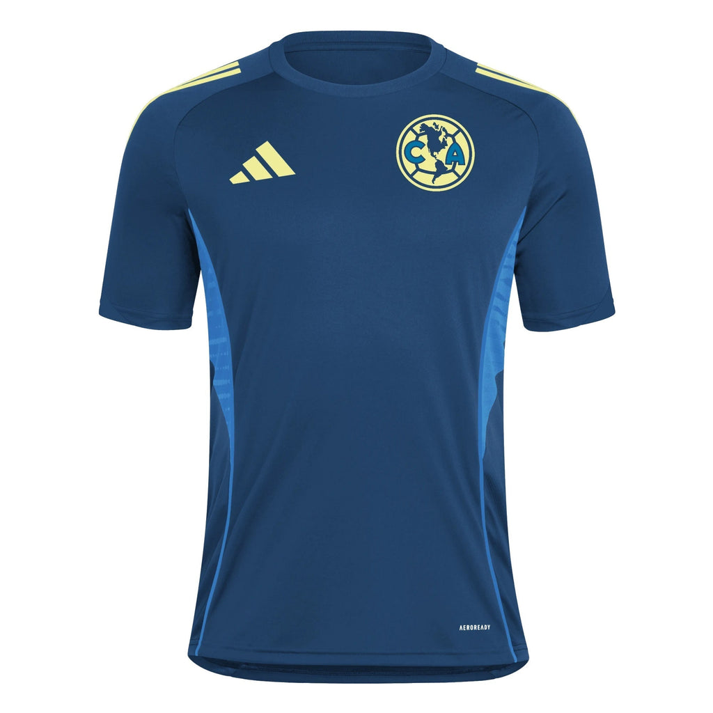 adidas Men's Club América Tiro 25 Training Jersey (Navy/Yellow)
