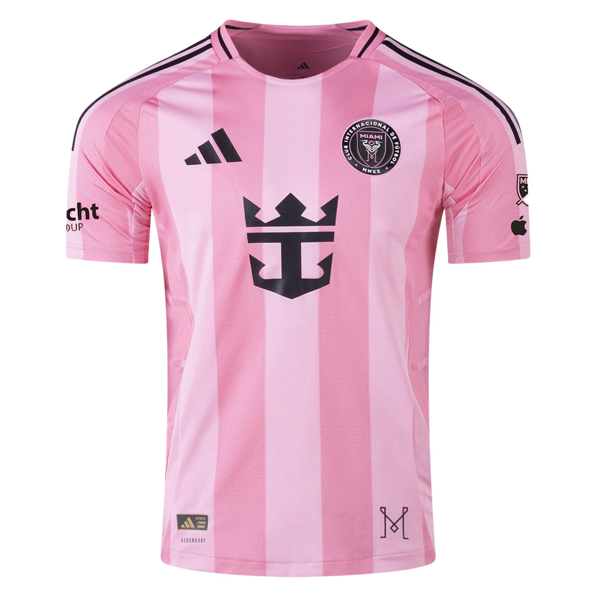 adidas Lionel Messi Inter Miami CF Authentic Home Jersey 25/26 w/ MLS Patches + Sponsor (Easy Pink)