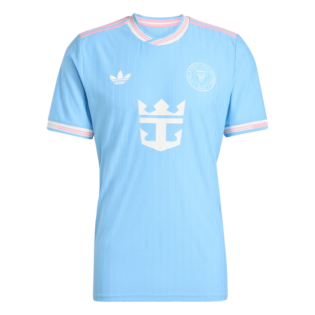 adidas Lionel Messi Inter Miami Authentic Third Jersey 25/26 (Blue/Pink)