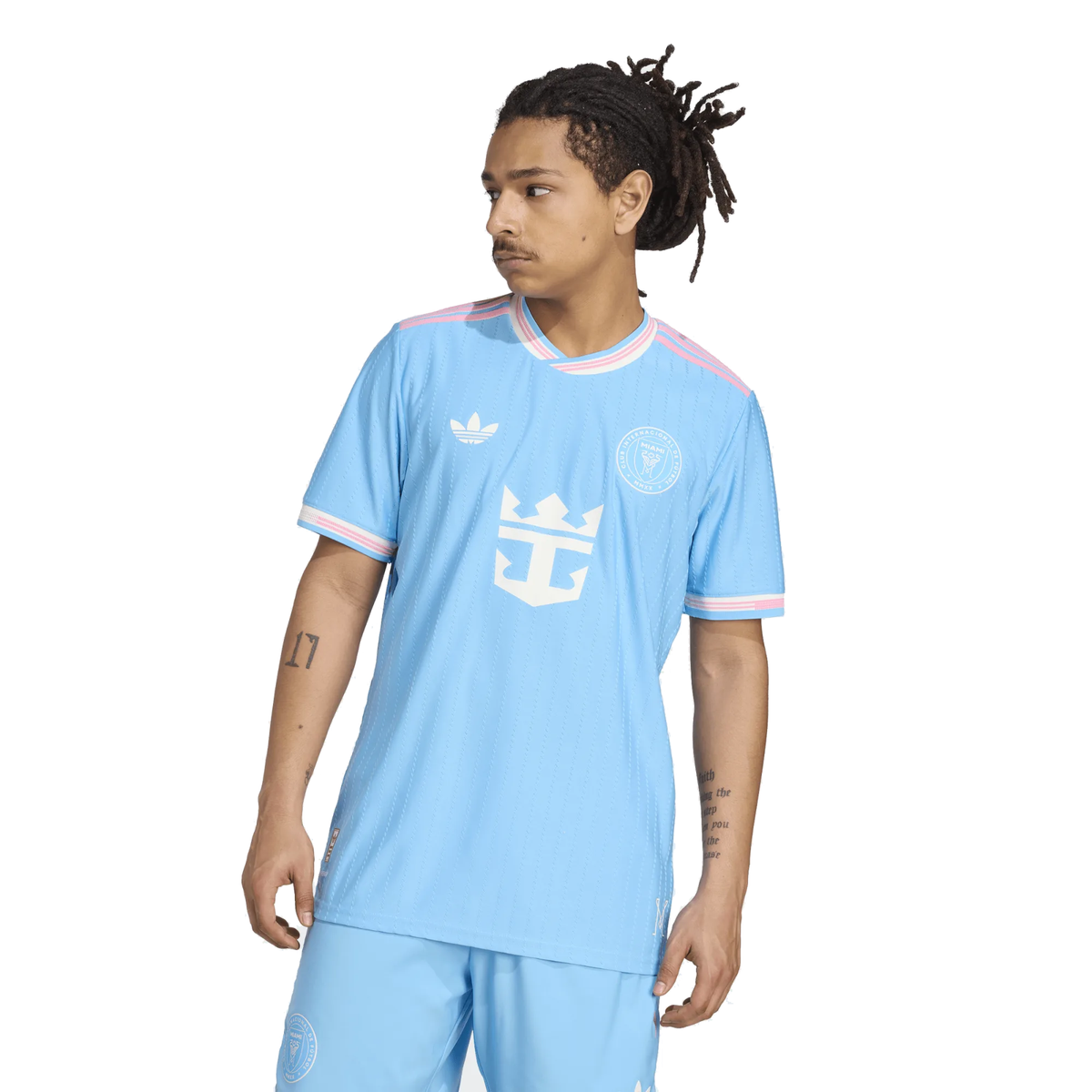 adidas Callender Inter Miami Authentic Third Jersey 25/26 (Blue/Pink)