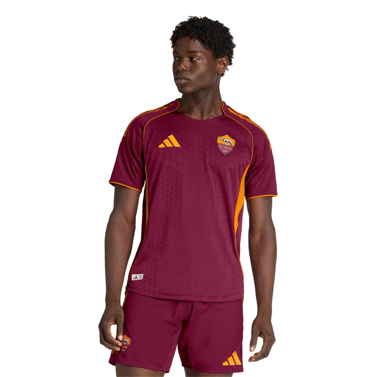 adidas Roma Authentic Jan Ziółkowski Home Jersey w/ Europa League Patches 25/26 (Burgundy)