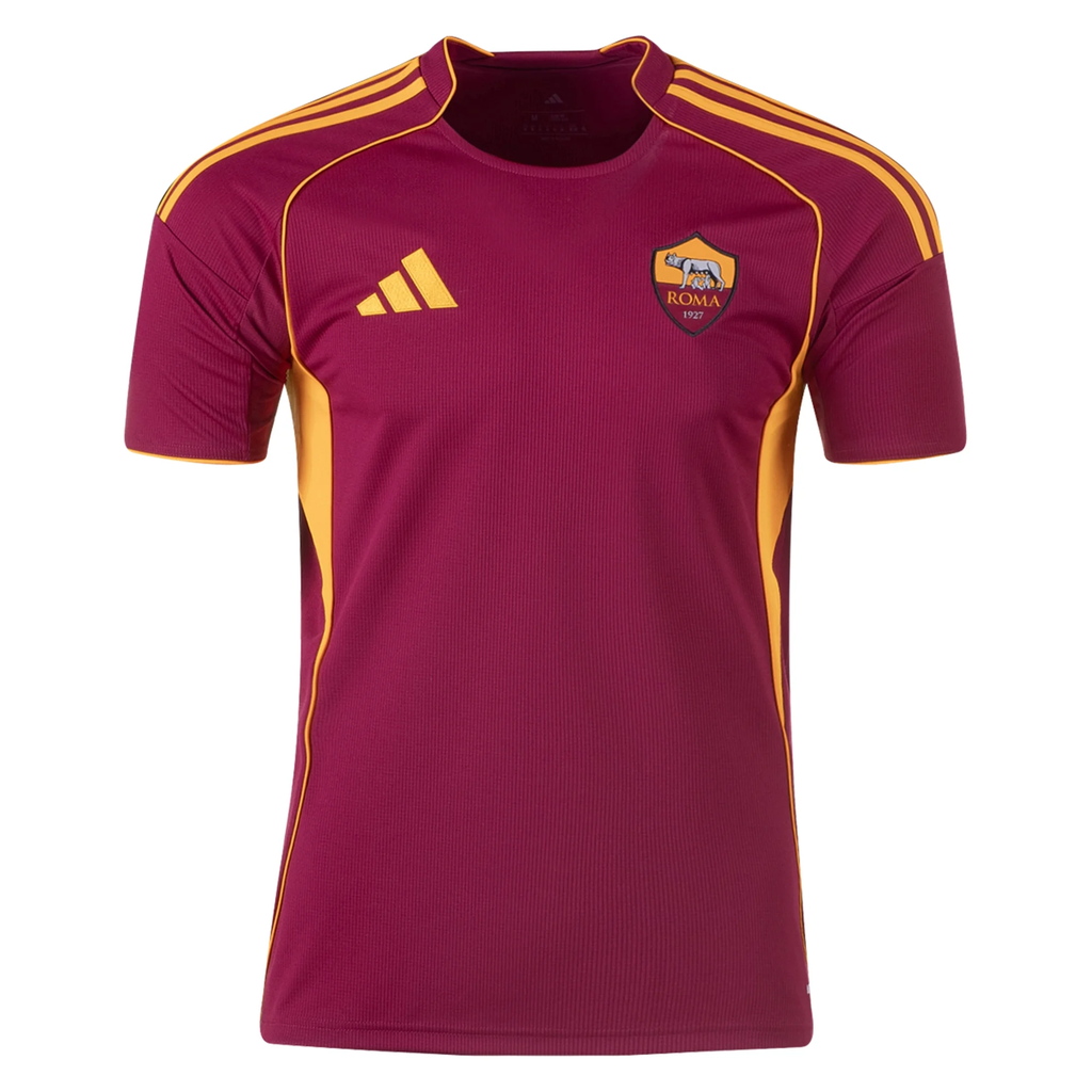 adidas Men's Roma Home Jersey 25/26 (Burgundy)