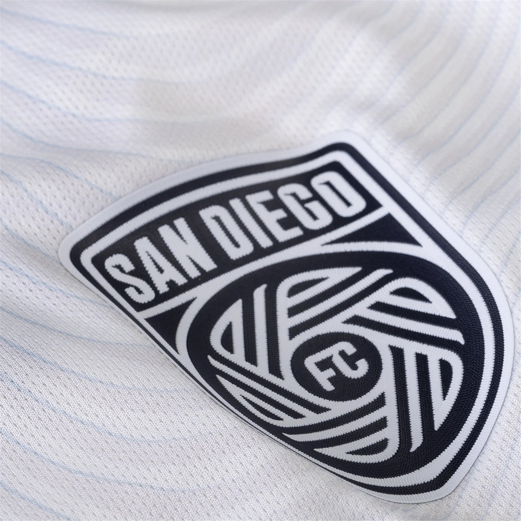 adidas San Diego FC Authentic Paddy McNair Away Jersey 25/26 w/ MLS & Apple Patch (White)