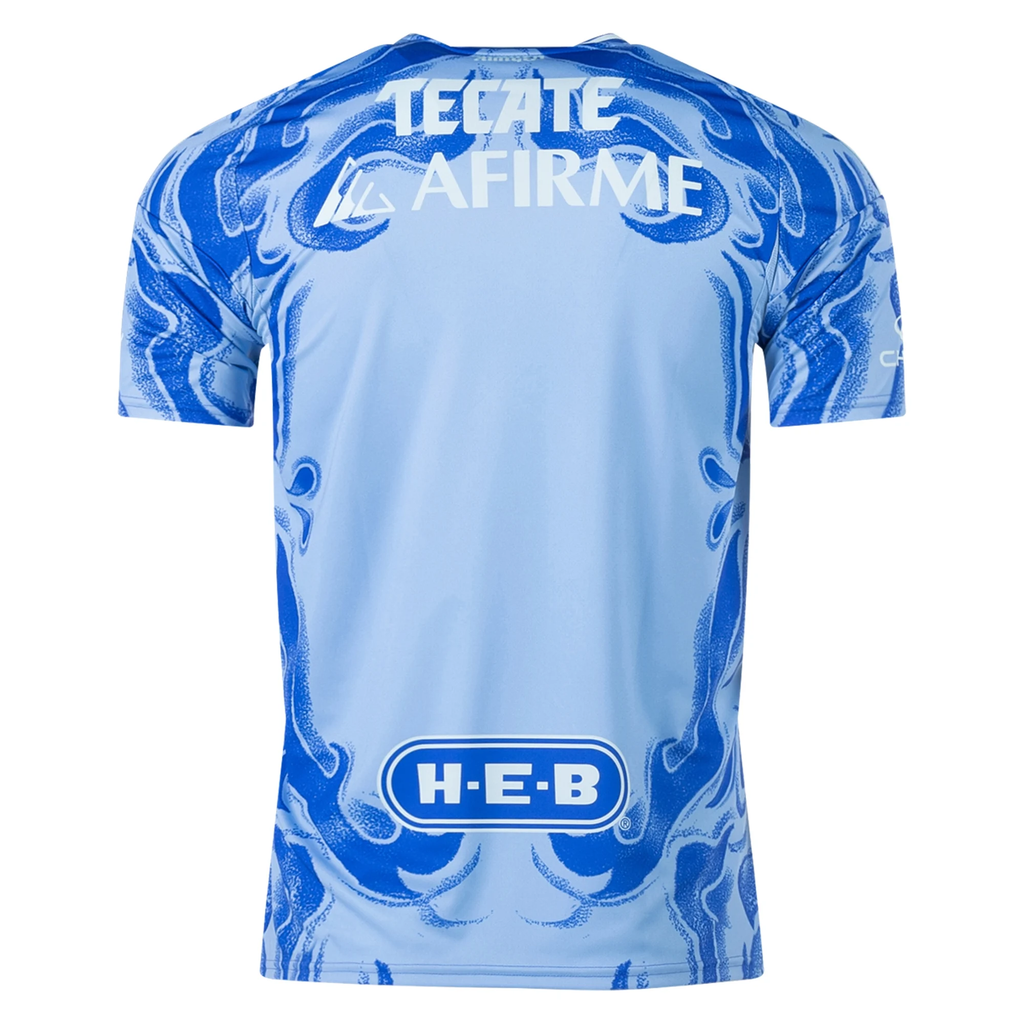 adidas Tigres Away Jersey 25/26 (Blue/Aqua)