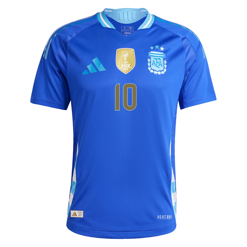adidas Argentina Authentic Lionel Messi Away Jersey 24/25 (Lucid Blue/Blue Burst)