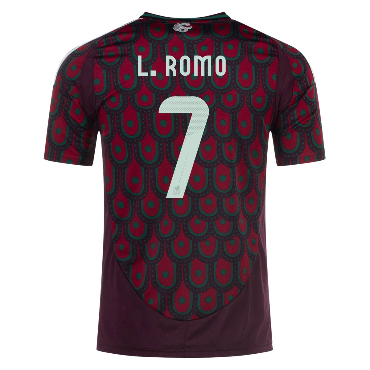 Adidas Mens Mexico Luis Romo Home Jersey 24/25 (Multicolor)