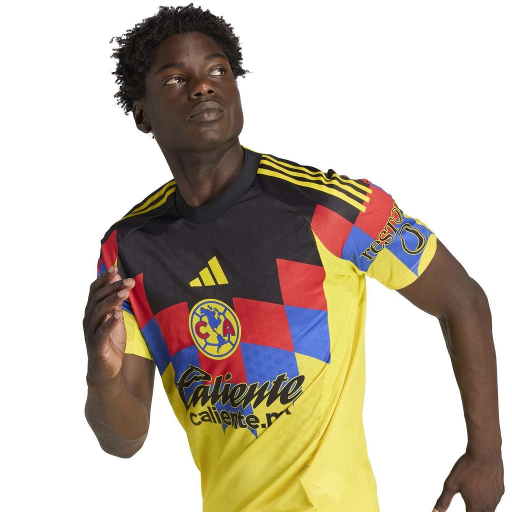 adidas E. Sanchez Men's Club America 25/26 Authentic Home Jersey (Yellow)