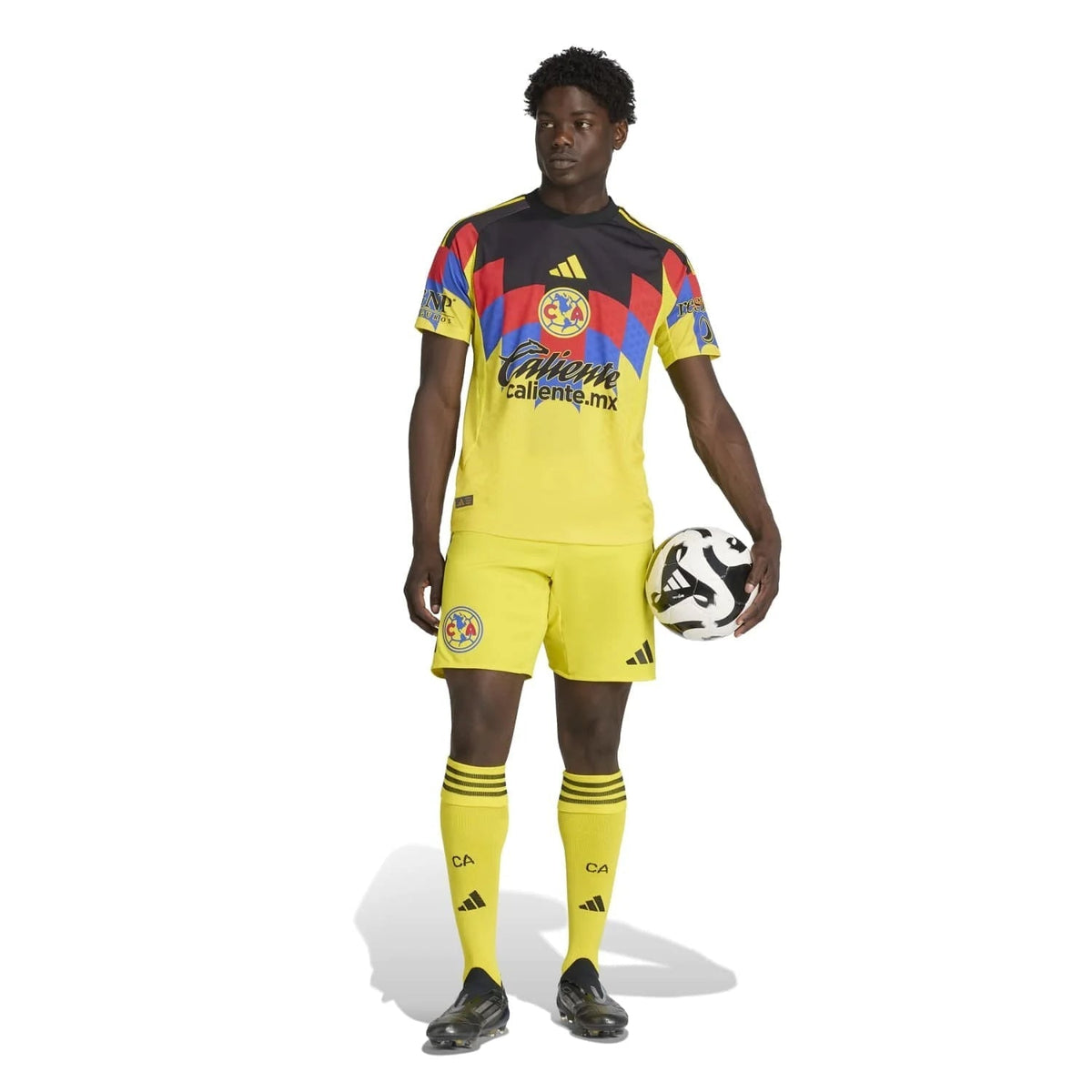 adidas E. Sanchez Men's Club America 25/26 Authentic Home Jersey (Yellow)