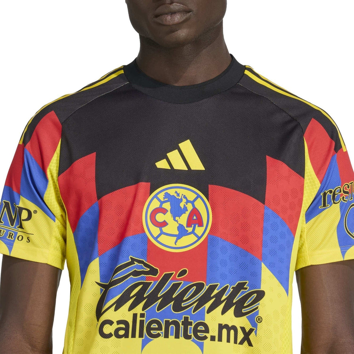 adidas C. Borja Men's Club America 25/26 Authentic Home Jersey (Yellow)