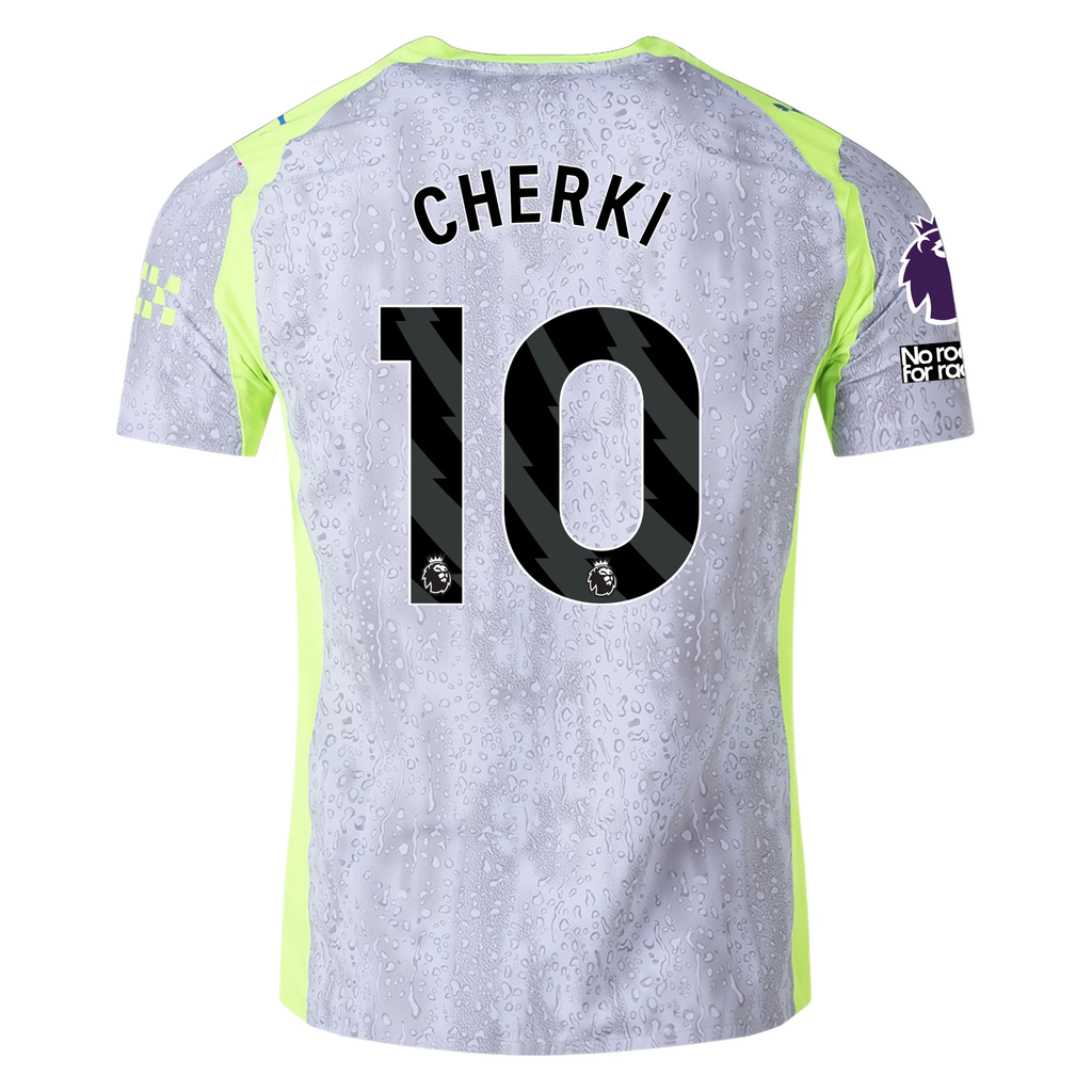 Puma Manchester City Authentic Cherki Third Jersey w/ EPL + No Room For Racism 25/26 (Cool Weather/Pro Green)