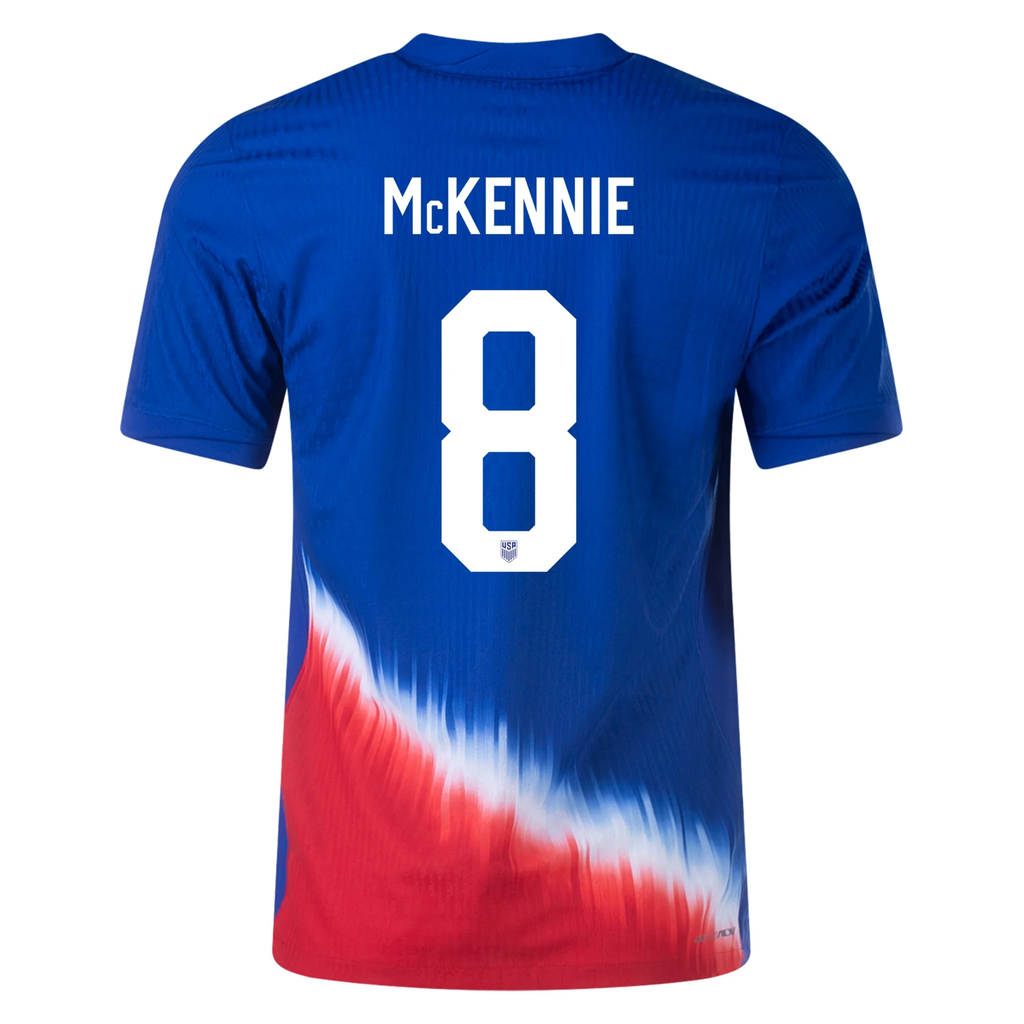 Nike United States Match Authentic Weston Mckennie Away Jersey 24/25 (Old Royal/Sport Red/White)
