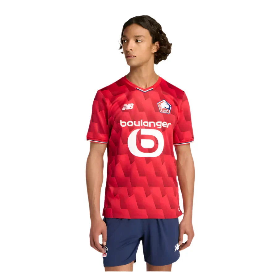 New Balance Men's Lille OSC Home Jersey 25/26 (Red)