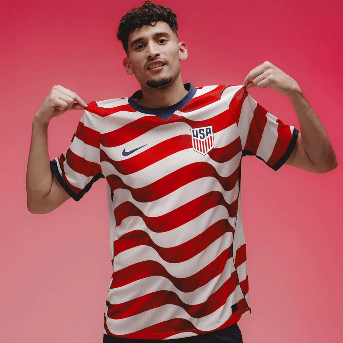 Nike Mens Steffen United States Match Authentic Home Jersey 2026 (Sail/Midnight Navy)