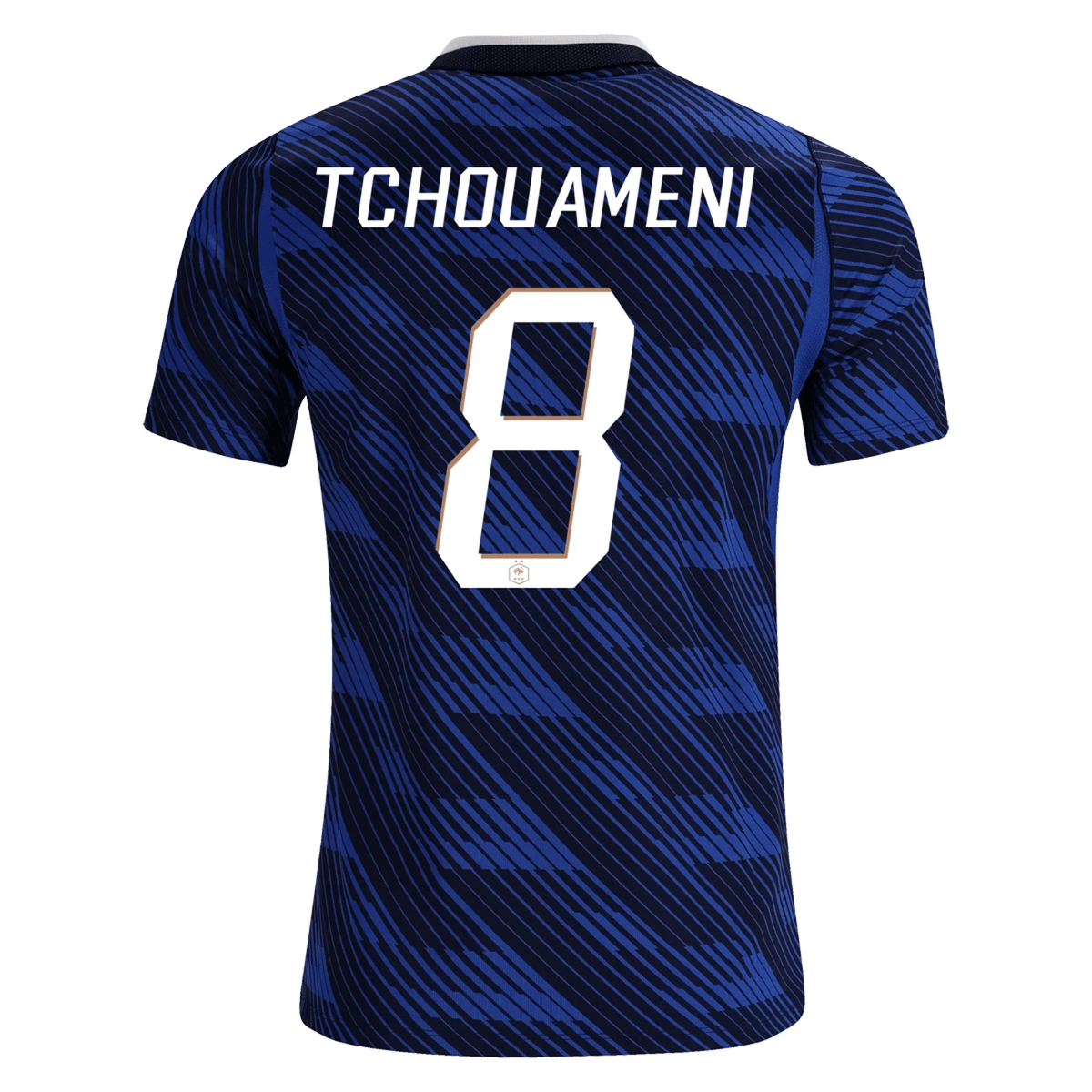 Nike Men's France Aurélien Tchouaméni Home Stadium Jersey 2026 (Game Royal/Metallic Copper)