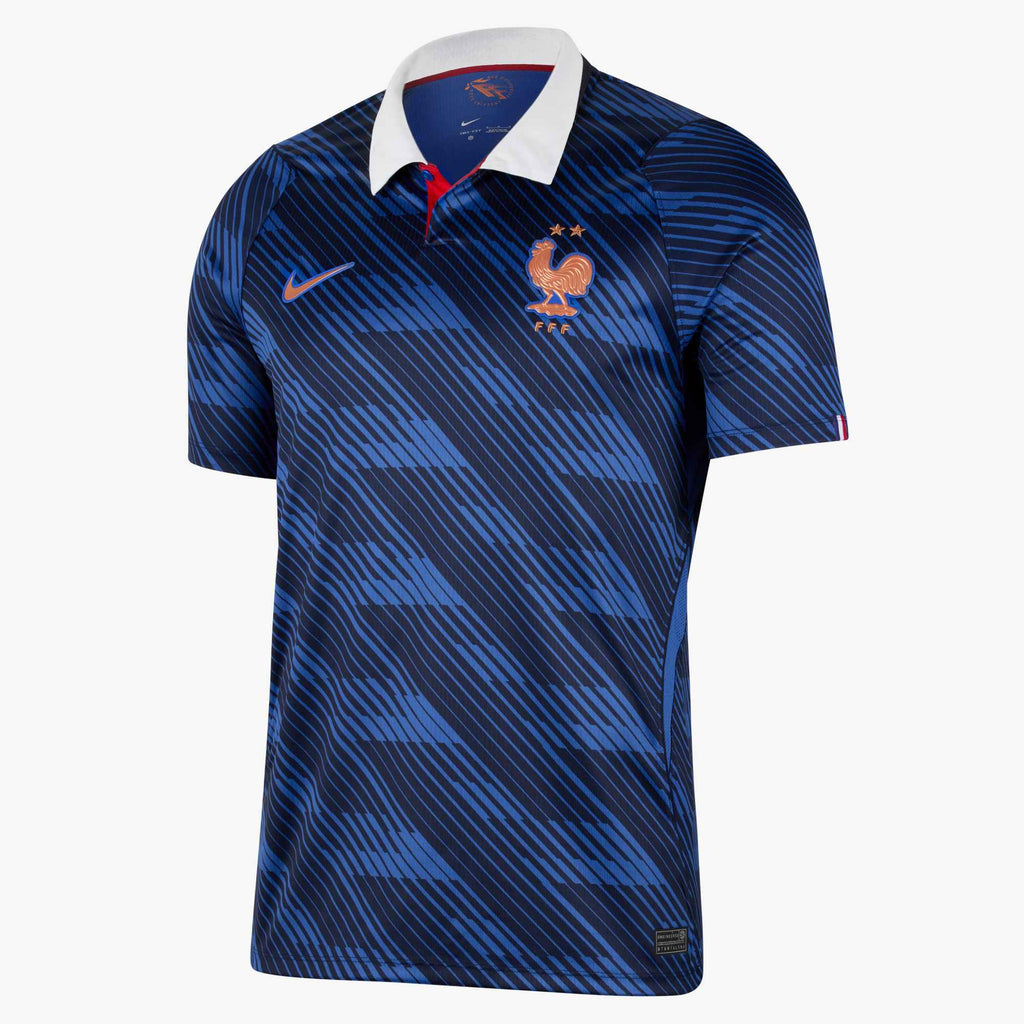 Nike Men's France Home Stadium Jersey 2026 (Game Royal/Metallic Copper)