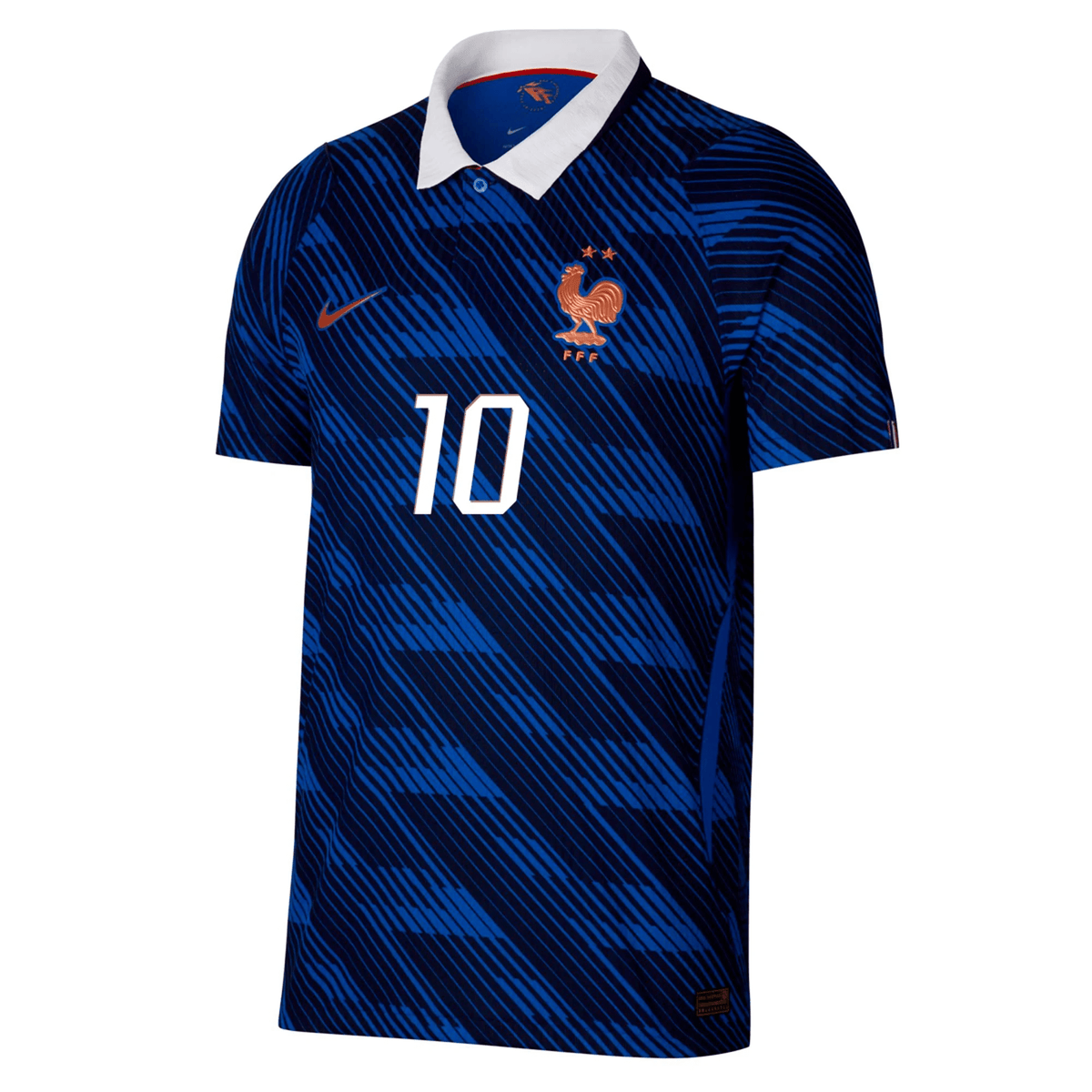 Nike Mens France Kylian Mbappe Match Authentic Home Jersey 2026 (Game Royal/Metallic Gold)