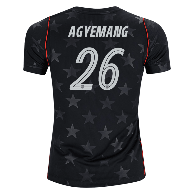 Nike Youth Agyemang United States Away Stadium Jersey 2026 (Dark Obsidian/Pure Platinum)