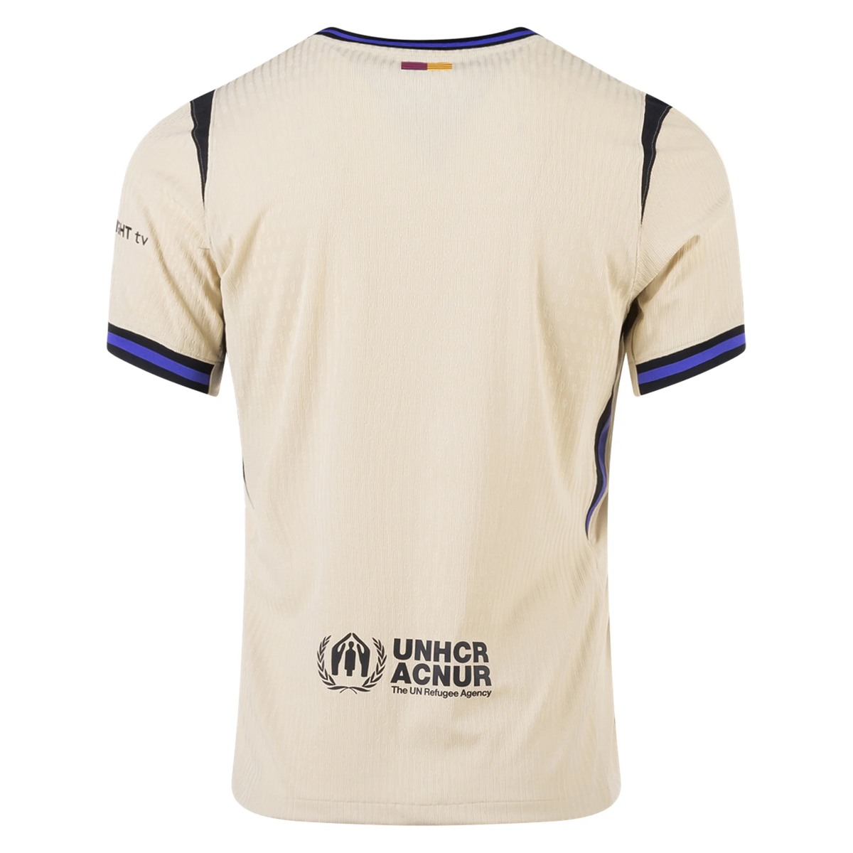 Nike Men's FC Barcelona Authentic Away Jersey (Team Gold/Persian Violet/Black)