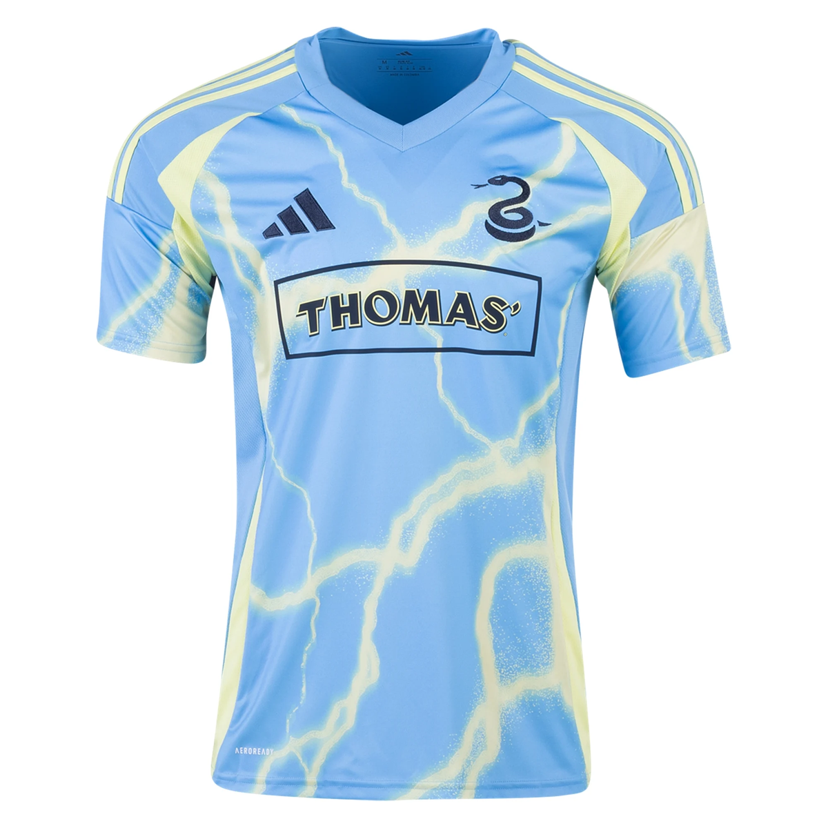adidas Philadelphia Union Away Jersey 25/26 (Blue/Volt)