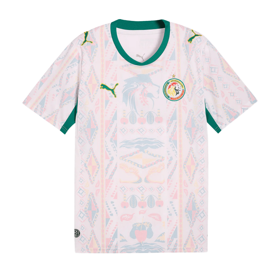 Puma Mens Senegal 2026 Home Jersey (White/Green)