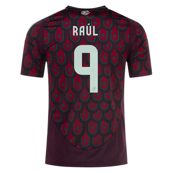 Adidas Mens Mexico Raúl Jiménez Home Jersey 24/25 (Multicolor)