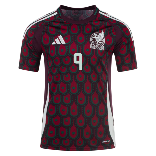 Adidas Mens Mexico Raúl Jiménez Home Jersey 24/25 (Multicolor)