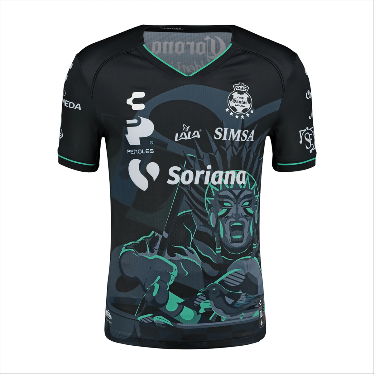 Charly Anderson Santamaria Santos Third Jersey 24/25 (Black/Grey)