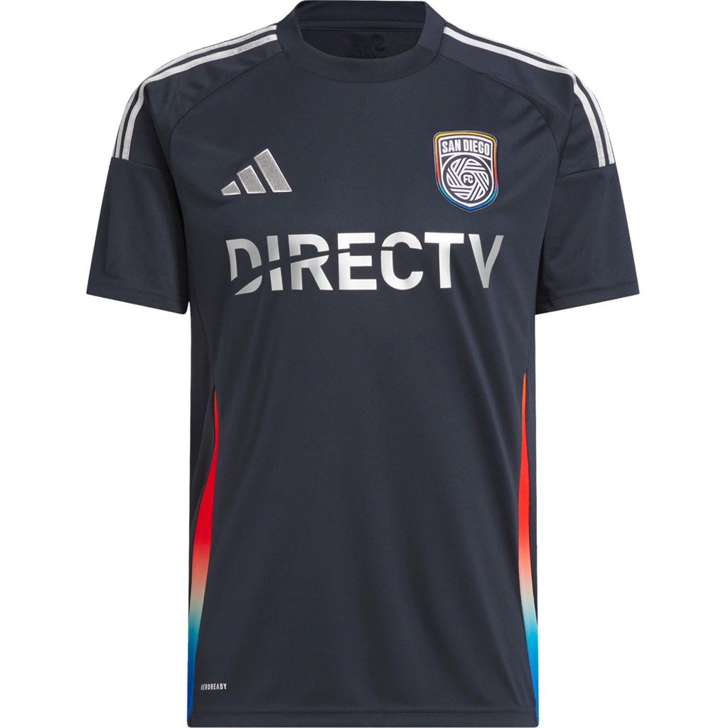 adidas Hirving Lozano San Diego FC Home Jersey w/ MLS + Apple TV Patches 25/26 (Night Navy)